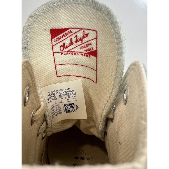 Converse Chuck 70 High Thermo Felt Noreaster Starlight Blue 169519C Women's 5 - Picture 7 of 7